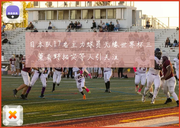 日本队17名主力球员无缘世界杯三笘薰南野拓实等人引关注